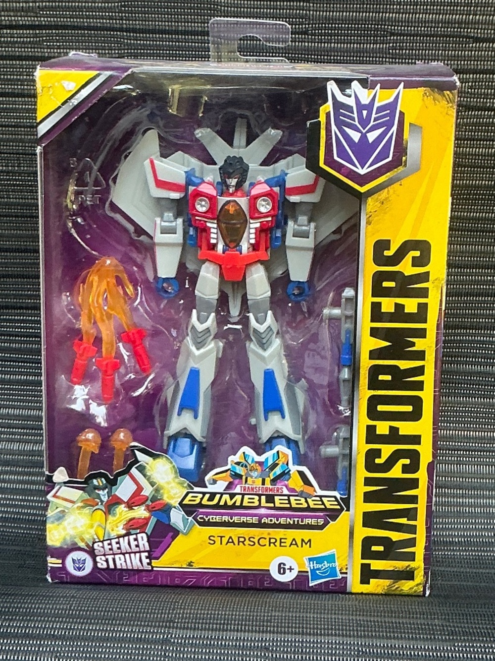 Transformers Starscream Seeker Strike Bumblebee Cyberverse Adventures Hasbro